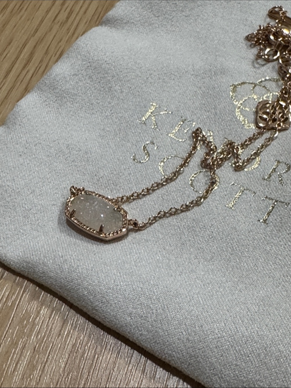 Kendra Scott Rose Gold Elisa Necklace